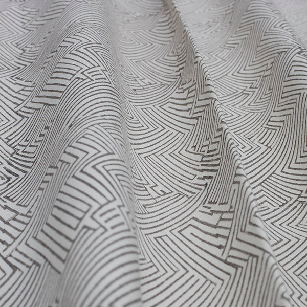 Maze Fabric Grey