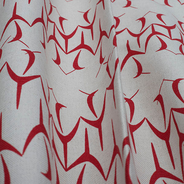 Bauhaus Pelican Fabric Red